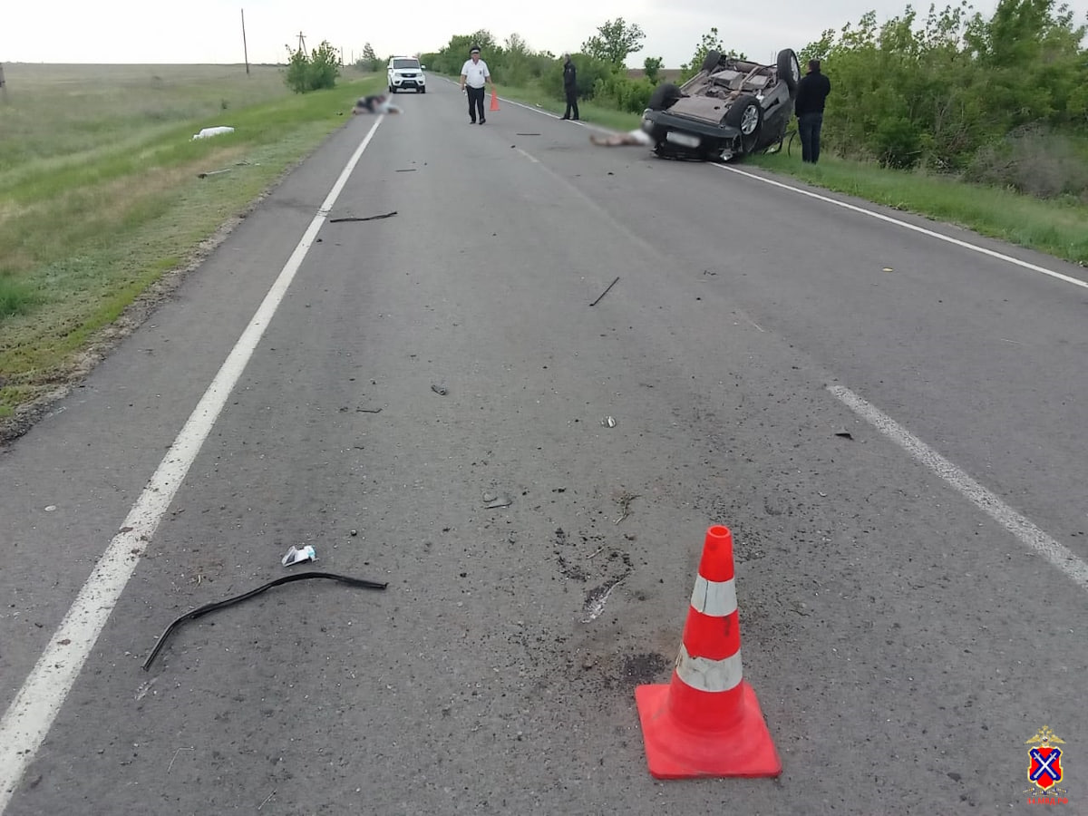В Волгоградской области случилась авария с тремя жертвами